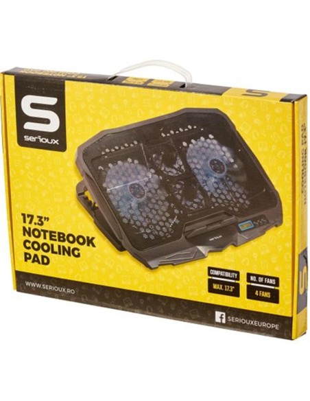 LAPTOP COOLING PAD NCP025, USB, 10-17"