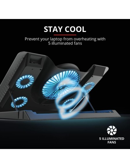 Cooler Laptop Trust GXT 1225 Quno, ng