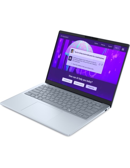 Laptop Dell Plus 14", 2.5K, Intel Core Ultra 7 256V, 16GB LPDDR5x, 512GB SSD, Intel Arc Graphics, Win 11 Pro, Ice Blue