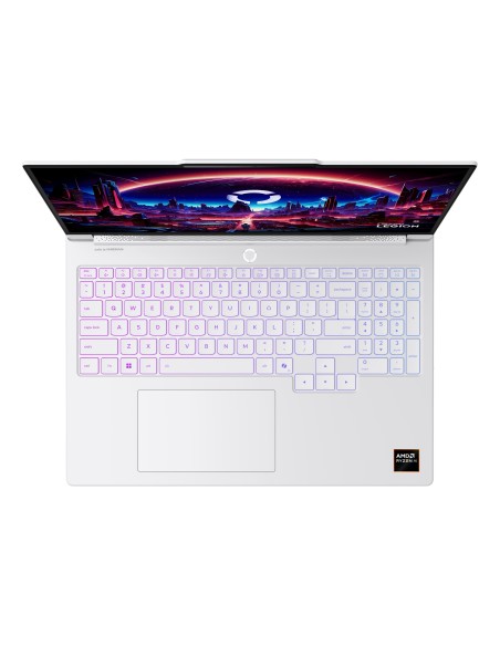 Laptop Gaming Lenovo Legion 7 16", WQXGA OLED 240Hz, AMD Ryzen AI 7 450, 32GB LPDDR5x, 1TB SSD, RTX 5060 8GB, Free DOS, Glacier White