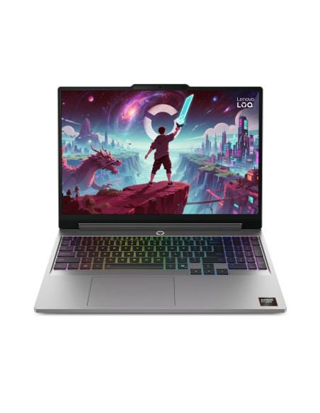 Laptop Gaming Lenovo LOQ 15.3", WUXGA 165Hz, AMD Ryzen 7 250, 16GB DDR5, 512GB SSD, RTX 5060 8GB, Free DOS, Luna Grey