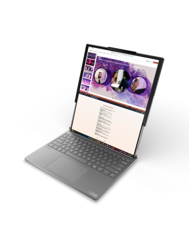 Laptop Lenovo ThinkBook Plus G6 Rollable 14"/16.7", OLED 120Hz, Intel Core Ultra 7 258V, 32GB LPDDR5x, 1TB SSD, Intel Arc 140V, Win 11 Pro, Luna Grey