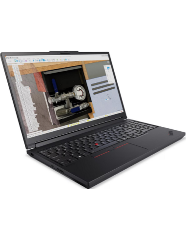 Laptop Lenovo ThinkPad T16g Gen 3 16" Touch, 3.2K OLED 120Hz, Intel Core Ultra 9 285HX, 96GB DDR5, 4TB SSD, RTX 5090 24GB, Win 11 Pro, Black