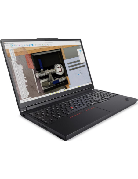 Laptop Lenovo ThinkPad T16g Gen 3 16" Touch, 3.2K OLED 120Hz, Intel Core Ultra 9 285HX, 96GB DDR5, 4TB SSD, RTX 5090 24GB, Win 11 Pro, Black