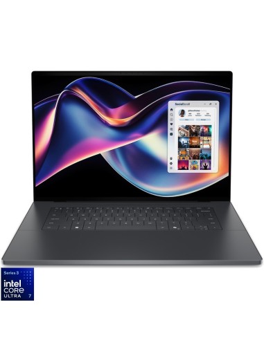 Laptop Dell XPS 16" Touch, 3.2K OLED 120Hz, Intel Core Ultra X9 388H, 64GB LPDDR5x, 4TB SSD, Intel Arc B390 Graphics, Win 11 Pro, Dark Gray