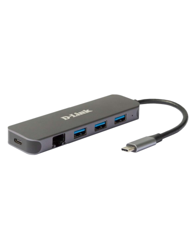 DLINK 5-IN-1 USB-C HUB DUB-2334