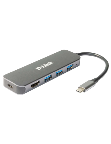 DLINK 5-IN-1 USB-C HUB DUB-2333