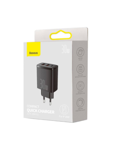 Incarcator Retea Baseus USB TypeCx2USB B