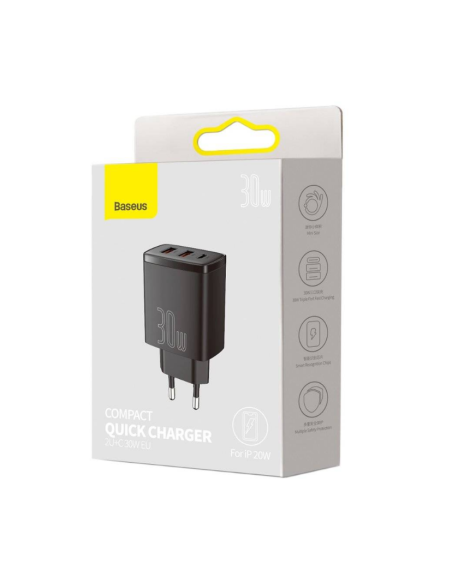Incarcator Retea Baseus USB TypeCx2USB B
