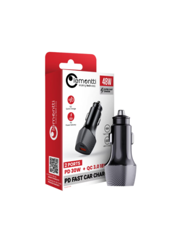 Incarcator auto Lemontti 48W, negru