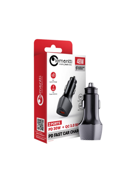 Incarcator auto Lemontti 48W, negru