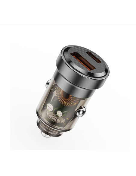 Incarcator auto Lemontti 45W, negru