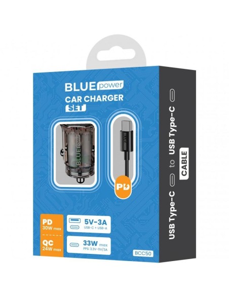Inc.Auto BluePower BCC50 33W 3A Bk