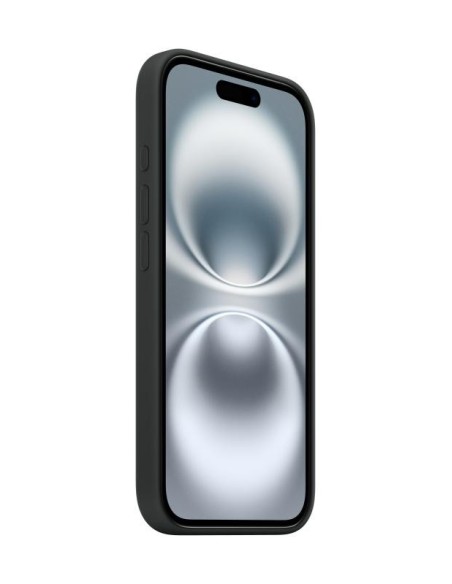 iPHONE CASE 16 SILICONE BK