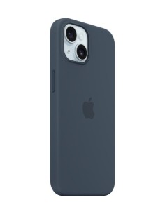 iPHONE CASE 15 SILICONE BL