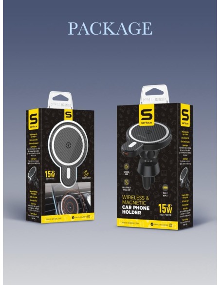 SUPORT AUTO SERIOUX WIRELESS 15W CH02W