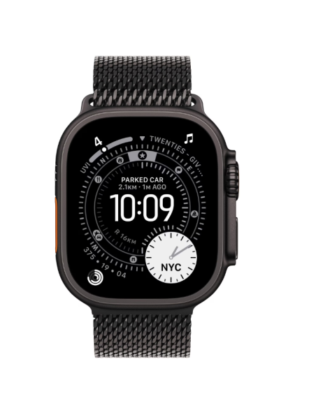 AW U3 49 Black Titan Milanese Small