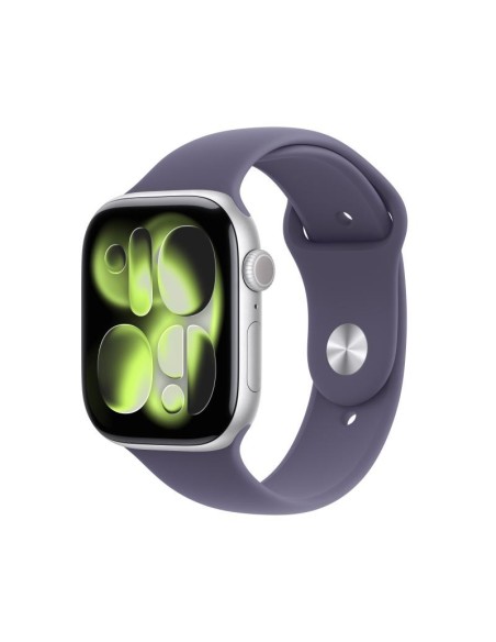 AW S11 46 GPS Silver Alum PFog Band S/M