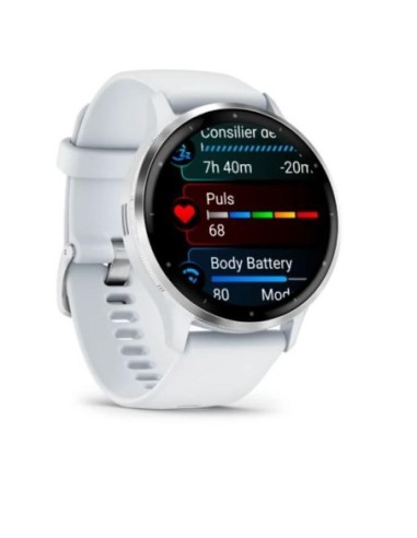 Ceas Garmin Venu 3 Silver/Whitestone
