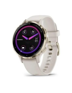 Ceas Garmin Venu 3S, Ivory/ Soft Gold