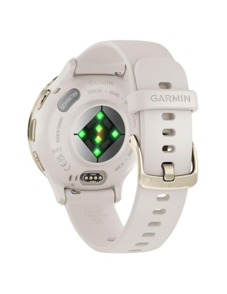 Ceas Garmin Venu 3S, Ivory/ Soft Gold
