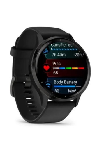 Ceas Garmin Venu 3 Black, Slate