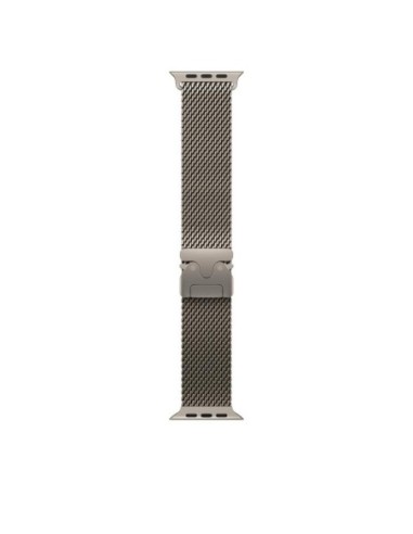 AW BAND 49MM TITANIUM MILANESE NATURAL S