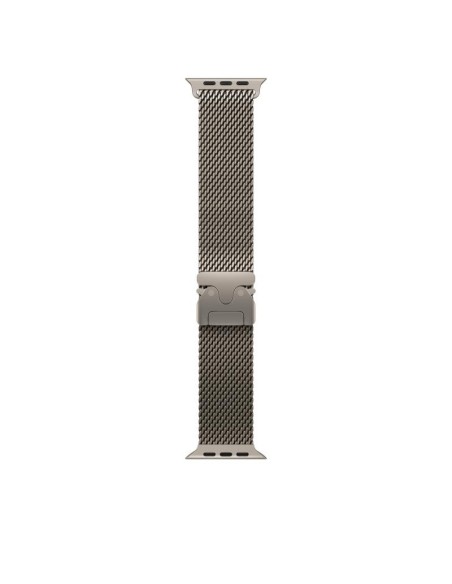 AW BAND 49MM TITANIUM MILANESE NATURAL S
