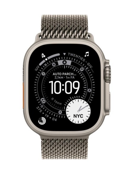 AW BAND 49MM TITANIUM MILANESE NATURAL S