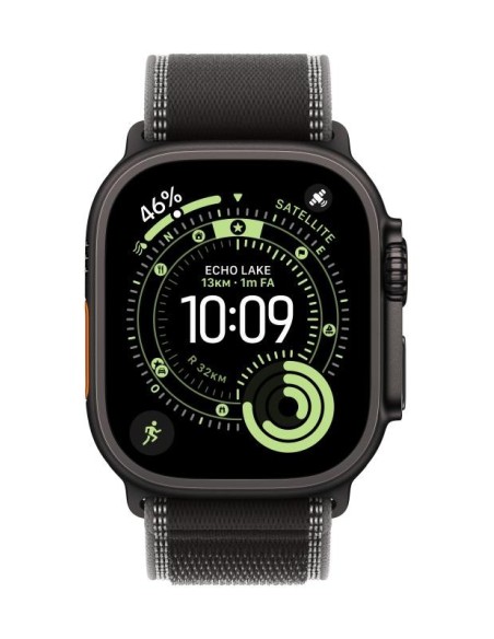 AW BAND 49MM TRAIL BK/CHAR BK TITAN S/M