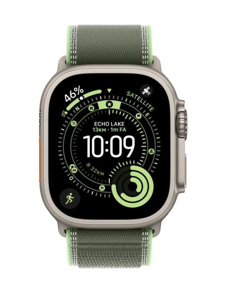 AW BAND 49MM TRAIL GN/NEON BK TITAN S/M