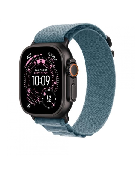 AW BAND 49MM ALPINE LIGHT BL BK TITAN L