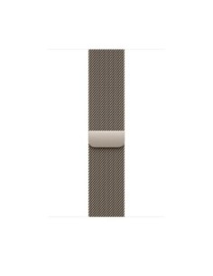 AW BAND 46MM MILANESE NATURAL S/M