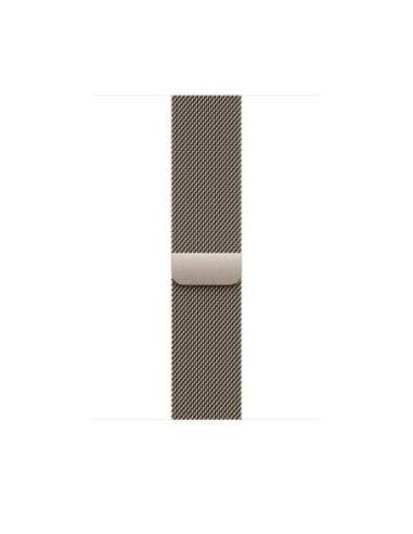 AW BAND 46MM MILANESE NATURAL S/M