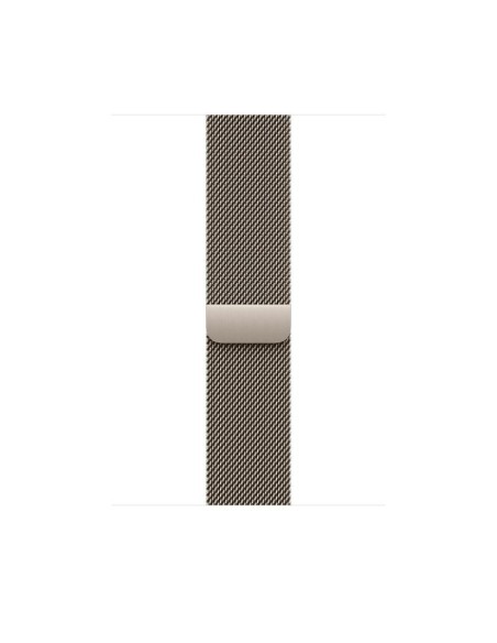 AW BAND 46MM MILANESE NATURAL S/M