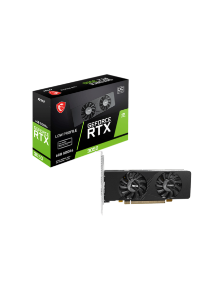 MSI GEFORCE RTX 3050 LP E 6G OC graphics