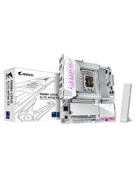 MB Gigabyte B860M AORUS ELITE WIFI6E ICE