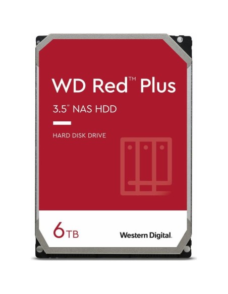 HDD WD Red Plus 6TB SATA-III 5400 RPM 25