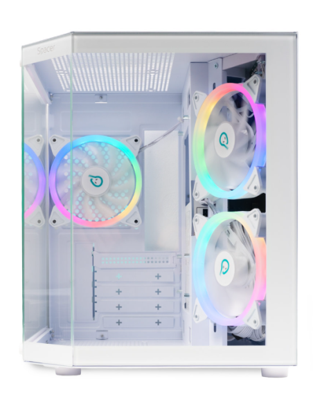 Carcasa Spacer Aquarium, mATX White