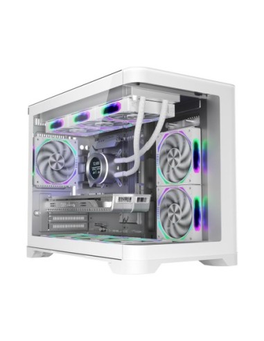 Carcasa 1STPLAYER Gaming UV6 WHITE