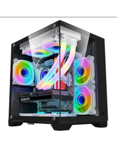 Carcasa 1STPLAYER Gaming MV5 TP BLACK