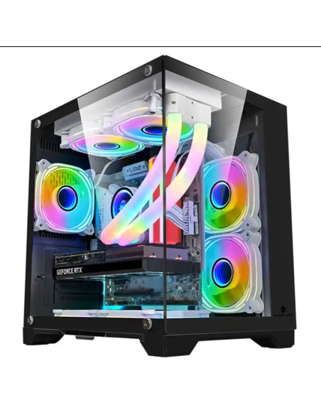 Carcasa 1STPLAYER Gaming MV5 TP BLACK