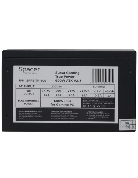 Sursa Spacer ATX TP600 600W