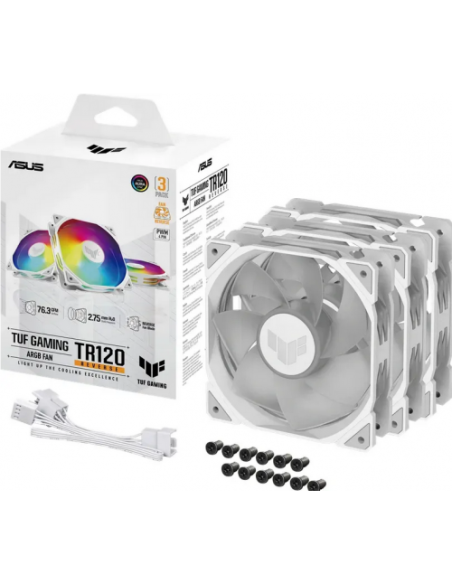 Fan AS TUF Gaming TR120 ARGB RV WHI 3IN1