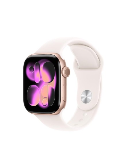 AW S11 42 GPS RoseG Alum LBlush Band S/M