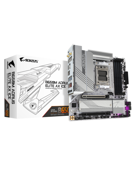 MB Gigabyte B650M AORUS ELITE AX ICE