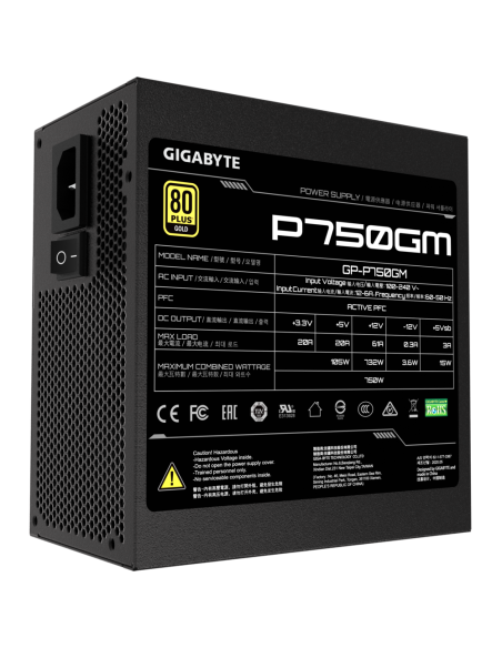 PSU Gigabyte P750GM 80+ Modulara