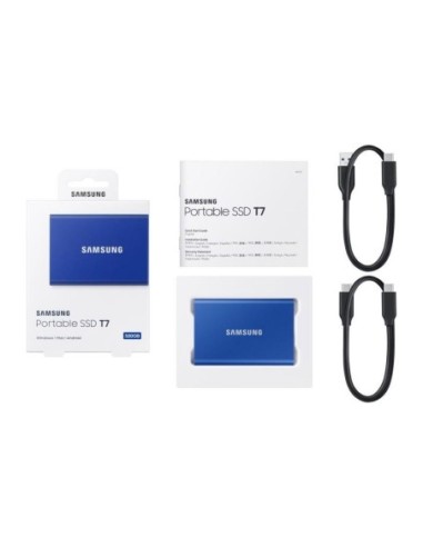 SSD Extern Samsung, 1TB, USB 3.1, Blue