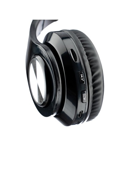 Casti cu micr. Spacer, wireless, negru