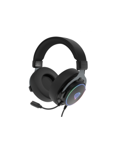 Casti cu fir Genesis Neon 764 negru